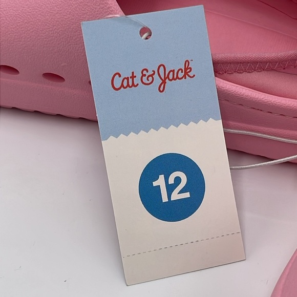 NWT Cat & Jack Toddler Girls Pink Rowan Pull-On Slip On Water Shoes Size 12 - Picture 13 of 13